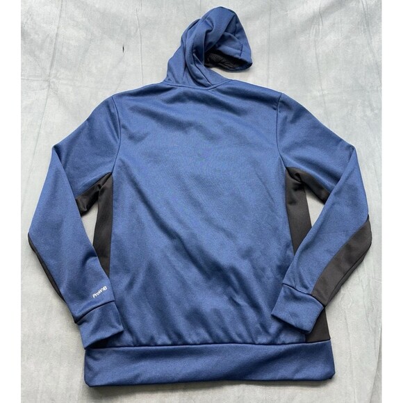 Spyder Active Hooded Sweatshirt Men's Medium Blue ProWeb Drawstring Breathable - Picture 2 of 8